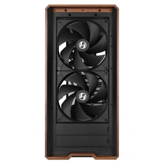 Lian-Li LANCOOL 217 Mid-Tower, Tempered Glass, Wood-Black Lian-Li LANCOOL 217 Mid-Tower, Tempered Glass, Wood-Black