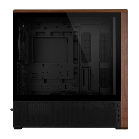 Lian-Li LANCOOL 217 Mid-Tower, Tempered Glass, Wood-Black Lian-Li LANCOOL 217 Mid-Tower, Tempered Glass, Wood-Black
