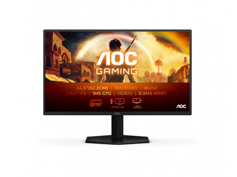 AOC 25G42E, 24.5" Fast IPS WLED, 1920x1080@180Hz