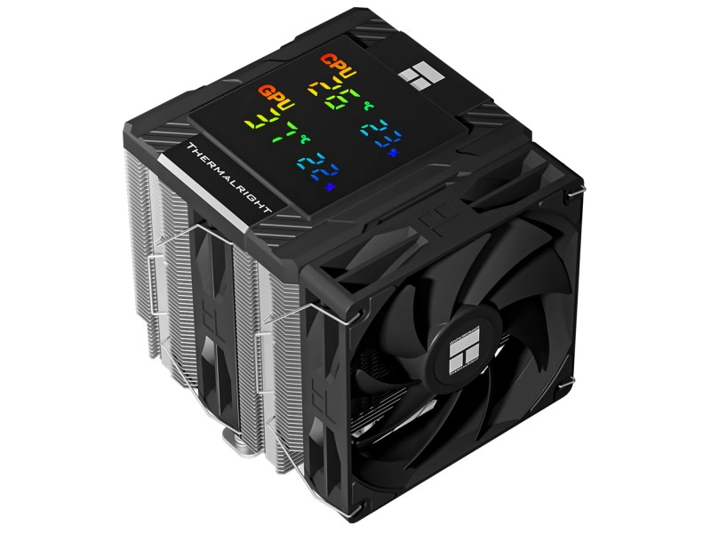 Thermalright охладител CPU Cooler Peerless Assassin 120 Digital Black - Dual-Tower - LGA1851/AM5