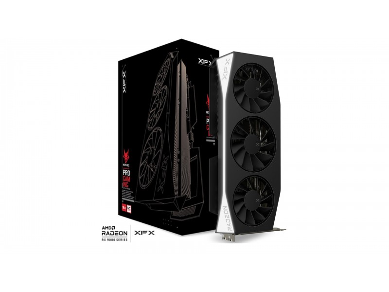 XFX AMD Radeon RX-9060XT Mercury OC Gaming 16GB GDDR6 128bit, 3320MHz / 20 Gbps, 2x DP, 1x HDMI, 2 fan, 2 slot