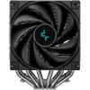 DeepCool AK620, CPU Air Cooler, 2x120mm PWM Fan, TDP 260W, 6 Heatpipes, LGA2066/2011-v3/2011/1700/1200/115x, AMD AM5/AM4, 129x138x160 mm(LxWxH), 3Y, R-AK620-BKNNMT-G