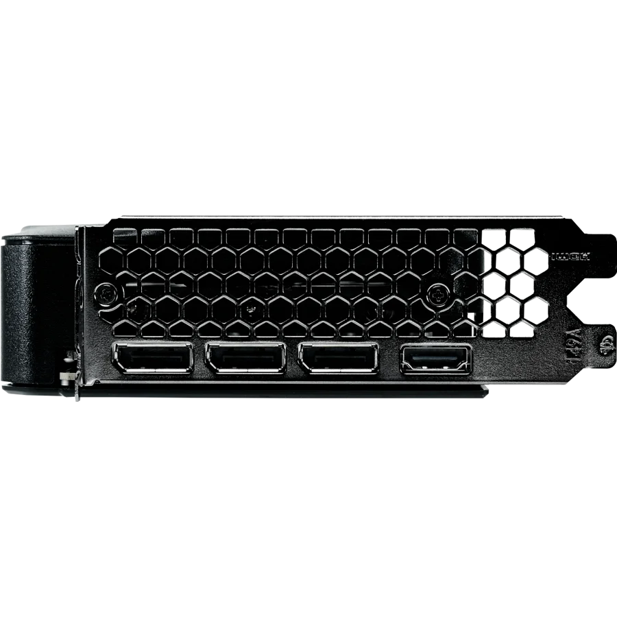 Gainward GeForce RTX 5060Ti Ghost 8GB GDDR7 128 bit, 1x HDMI 2.1b, 3x DP 2.1b, 2 Fan, 1x 8-pin pwr connector, 600W, 262.1 x 126.3 x 40.1 mm, NE7506T019P1-GB2062B