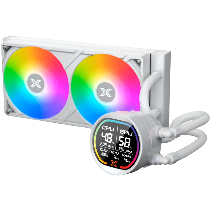 LK Pro 240 Digital Arctic EN47435 (WH AIO,Digital LCD Pump & 240mm PWM Fan,Mini ARGB Controller,Intel & AMD & 20xx)