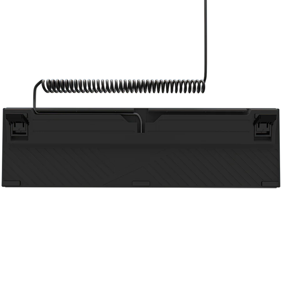 LORGAR Azar 514, Wired mechanical gaming keyboard, RGB backlight, 1680000 colour variations, 18 modes, keys number: 104, 50M clicks, linear dream switches, spring cable up to 3.4m, ABS plastic+metal, magnetic cover, 450*136*39mm, 1.17kg, black, EN layout