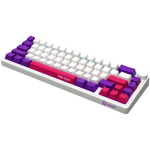 LORGAR KBP70MW, Wireless 65% Mechanical Gaming Keyboard Pro, White, EN layout