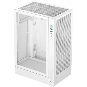 DeepCool CH170 PLUS WH, Mini Tower, Mini-ITX/Micro-ATX, 2xUSB3.0, 1xType-C Gen 2, 1xAudio/Mic, Mesh Panel, White, R-CH170-WHNGM0-G, 2Y