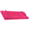 LOGITECH G PRO X TKL RAPID Gaming Keyboard - MAGENTA - US INT'L - USB - EMEA28i-935 - LINEAR