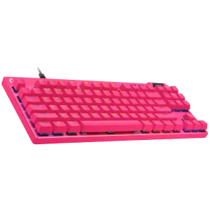 LOGITECH G PRO X TKL RAPID Gaming Keyboard - MAGENTA - US INT'L - USB - EMEA28i-935 - LINEAR