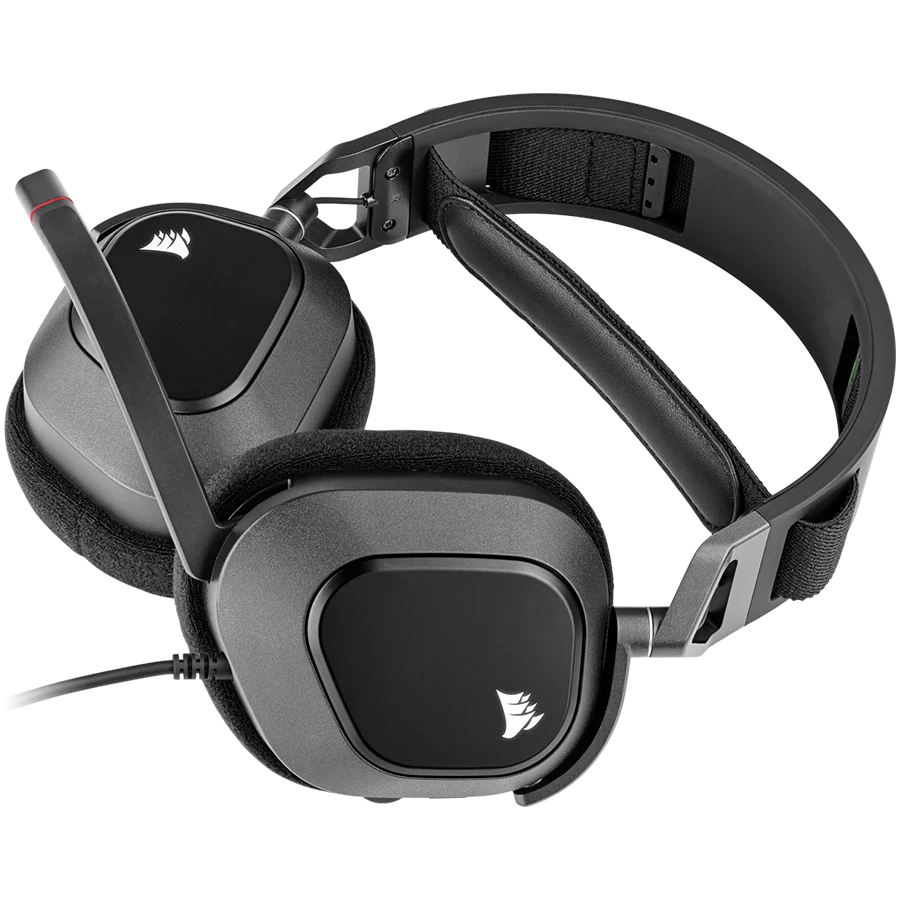CORSAIR HS80 RGB USB Headset, Carbon - EU