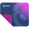 Lorgar Main 133, Gaming mouse pad, High-speed surface, Purple anti-slip rubber base, size: 360mm x 300mm x 3mm, weight 0.2kg