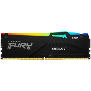 Kingston 64GB 6000MT/s DDR5 CL36 DIMM (Kit of 2) FURY Beast RGB