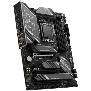 MSI Z790 GAMING PLUS WIFI , LGA 1700, 4xDDR5, Dual Channel DDR5 up to 7200+(OC)MHz, 3x PCIe x16 slot, 4x M.2 slots, 1x USB 3.2 Gen 2x2 (Type-C), 3x USB 3.2, 4x USB 2.0, 1x HDMI, 1x DP, 4x EZ Debug LED, 2.5G LAN, 7.1 Audio, ATX, 3Y