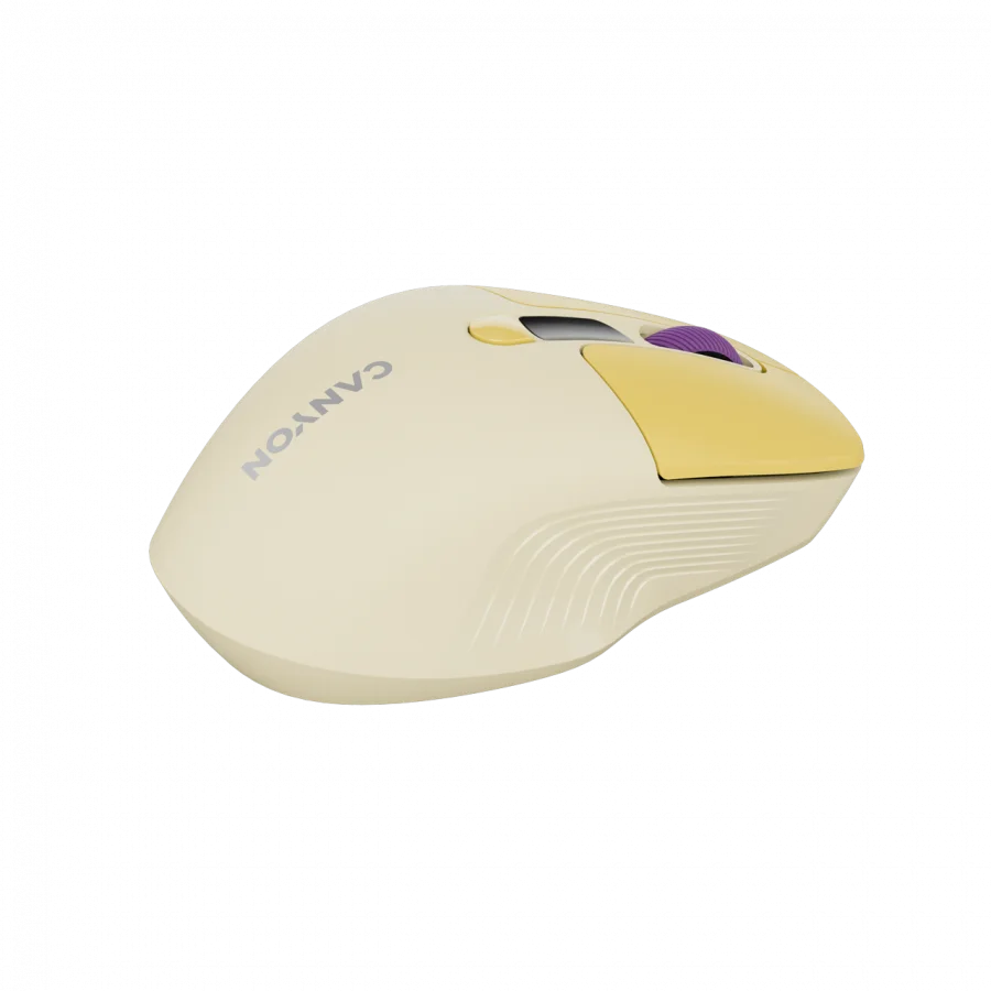 CANYON mouse MW-26 LCD Silent Dual Mode Wireless Yellow