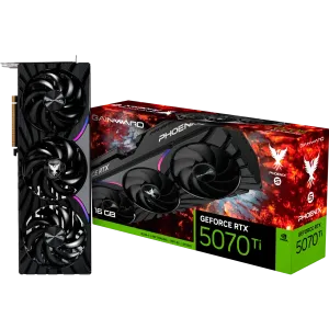 Gainward GeForce RTX 5070Ti Phoenix-S 16GB GDDR7, 256 bit, 1x HDMI 2.1b, 3x DP 2.1a, 3 Fan, 1x 16pin pwr connector, 750W, 331.9 x 127.1 x 60 mm, NE7507T019T2-GB2031K