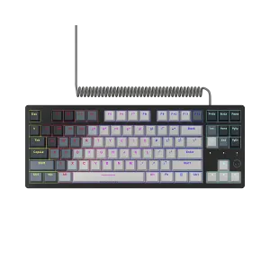 LORGAR Azar 514TKL, Wired RGB mechanical gaming keyboard, white, EN layout