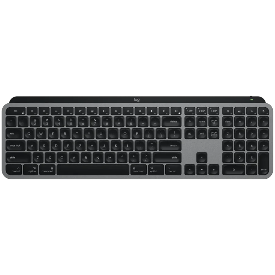 LOGITECH MX Keys S for Mac - SPACE GREY - US INT'L - BT - EMEA28-935 LOGITECH MX Keys S for Mac - SPACE GREY - US INT'L - BT - EMEA28-935
