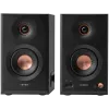Edifier MR5 Active Studio Monitors (Tri-amped), BT V6.0, Balanced XLR, Balanced TRS, RCA and AUX, with headphone output, 5-inch woofers, 3.75-inch mid-range drivers, and 1-inch silk dome tweeters, 110W (RMS), Room Acoustic Compensation, Black