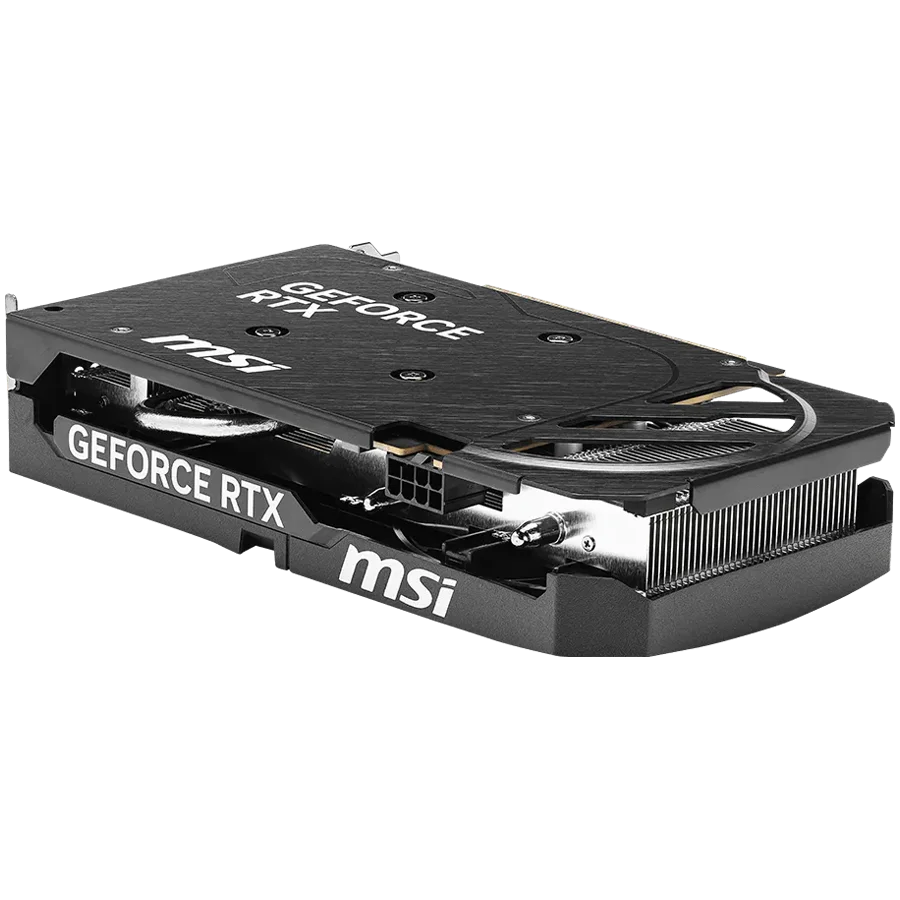 MSI Video Card NVIDIA GeForce RTX 5060 8G SHADOW 2X OC MAX, 8GB GDDR7, 128-bit, 2535 MHz Boost, 3840 CUDA Cores, PCIe 5.0 (x8), 3x DP 2.1b, HDMI 2.1b, RAY TRACING, Metal Backplate, Dual Fan, 145W TDP, 8-pin PCIe Power, G-SYNC, 2-Slot, 3Y