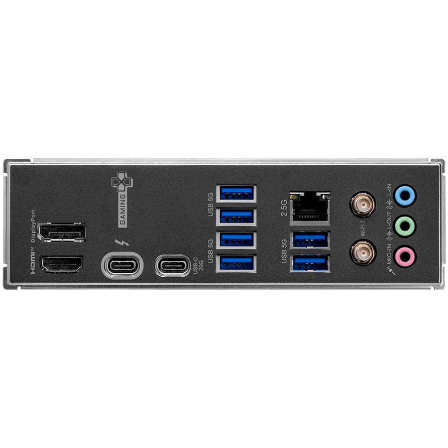 MSI Z890 GAMING WIFI, LGA 1851, Dual Channel DDR5 up to 8800(OC)MHz, 4x PCIe x16 slots, 3x M.2 slots, 6x USB 5Gbps A, 1x USB 20Gbps Type-C, 1x HDMI, 1x Type-C DP, 1x DP, 2.5Gbps LAN, Wi-Fi 7, 7.1 Audio, 3Y Warranty