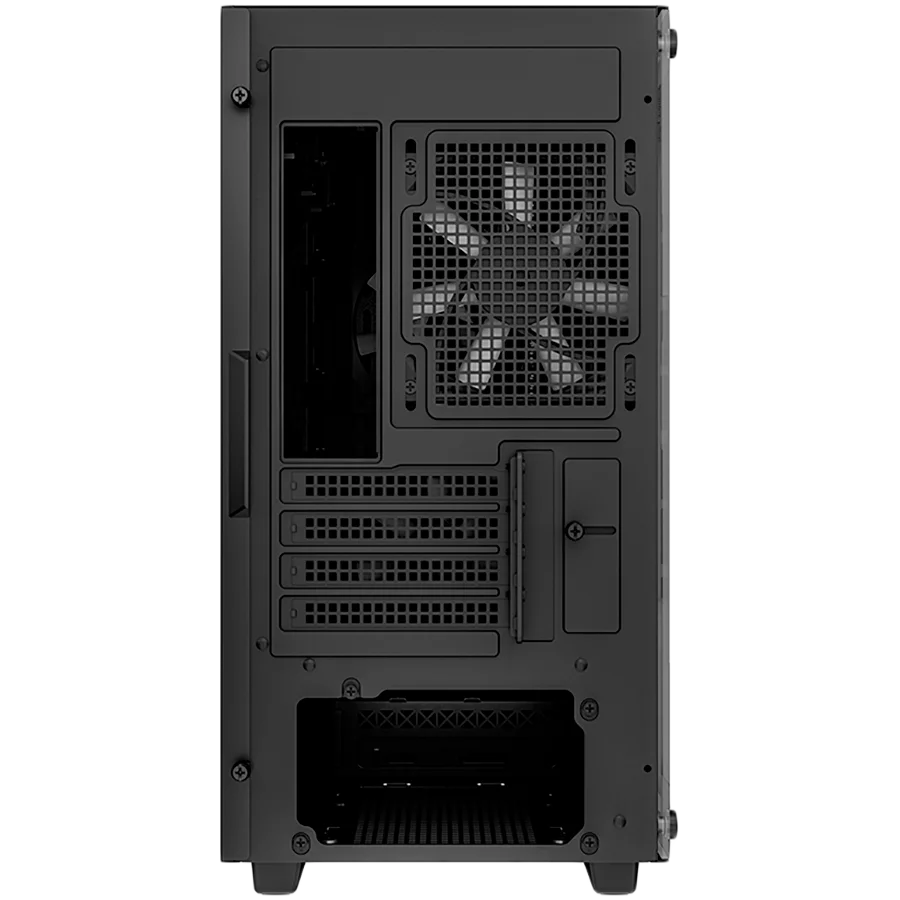 DeepCool CC360 ARGB, Mid Tower, Mini-ITX/Micro-ATX, 1xUSB3.0, 1xUSB2.0, 1xAudio, 3x120mm Pre-Installed ARGB Fans, Tempered Glass, Mesh Panel, Black, R-CC360-BKAPM3-G-1