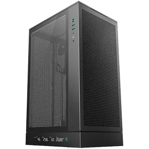 DeepCool CH270 DIGITAL, Mini Tower, Mini-ITX/Micro-ATX, 2xUSB3.0, 1xType-C Gen 2, 1xAudio/Mic, Mesh Panel, Black, R-CH270-BKNDM0-G-1, 2Y