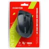 CANYON 2.4Ghz wireless mouse, optical tracking - blue LED, 6 buttons, DPI 1000/1200/1600, Blue Gray pearl glossy