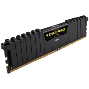 CORSAIR DDR4, 3200MHz 8GB 1x8GB Dimm, Unbuffered, Single Rank, 16-20-20-38, XMP 2.0, Vengeance LPX black Heatspreader, Black PCB, 1.35V