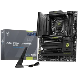 MSI MAG Z890 TOMAHAWK WIFI, LGA 1851, Dual Channel DDR5 up to 9200(OC)MHz, 3x PCIe x16 slots, 4x M.2 slot, 4xUSB 2.0, 4xUSB 5Gbps A, 3xUSB 10Gbps A, 1xUSB 10 Gbps C, 1xUSB 20Gbps C,1x HDMI, 2x Type-C DP, 5G LAN, 7.1 Audio, 3y warranty