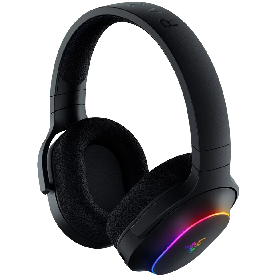 Razer Barracuda X Chroma, Gaming Headset, Black, Oval Ear Cushions, 2.4 GHz Wireless / Bluetooth, Breathable Fabric with Memory Foam Cushions, Detachable Razer™ HyperClear Cardioid Mic, 7.1 Surround sound: Only available on Windows 10 64-bit (or higher)