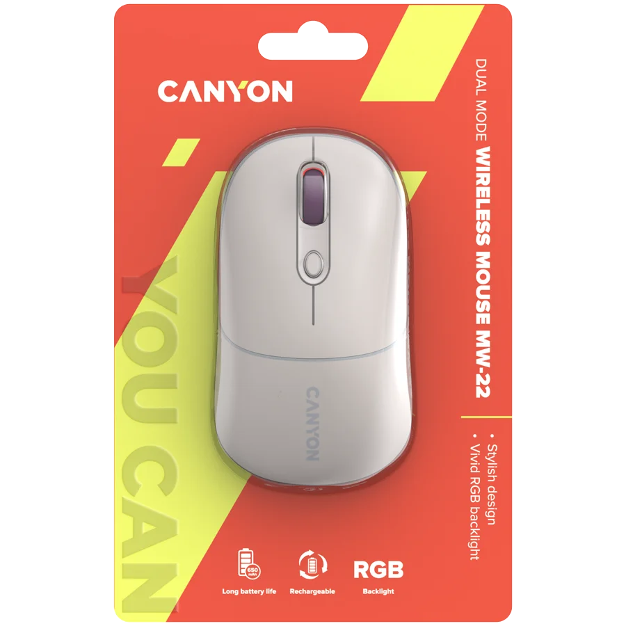 CANYON mouse MW-22 2in1 BT/ Wireless Rice