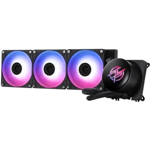 MSI MPG CORELIQUID P13 360, 3x120mm Pre-installed CycloBlade 9 ARGB Daisy Chain Fans, 2.1-inch LCD screen, Copper Base, UNI BRACKET, Intel LGA 1700/1851, AMD AM5/AM4, 5Y Warranty