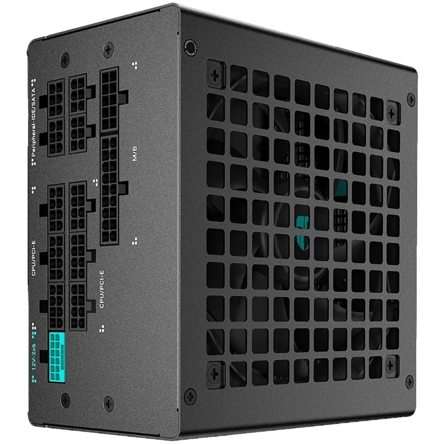 DeepCool Gamer Storm, PQ1000G, 1000W, 80 Plus GOLD, ATX12V V3.1, Japanese Capacitors, Fully Modular, Black Sleeved Cables, Hydro Bearing 120mm Fan, OPP/OVP/SCP/OTP/OCP/UVP/SIP/NLO, R-PQA00G-FD1B-JGEU-V1, 10Y