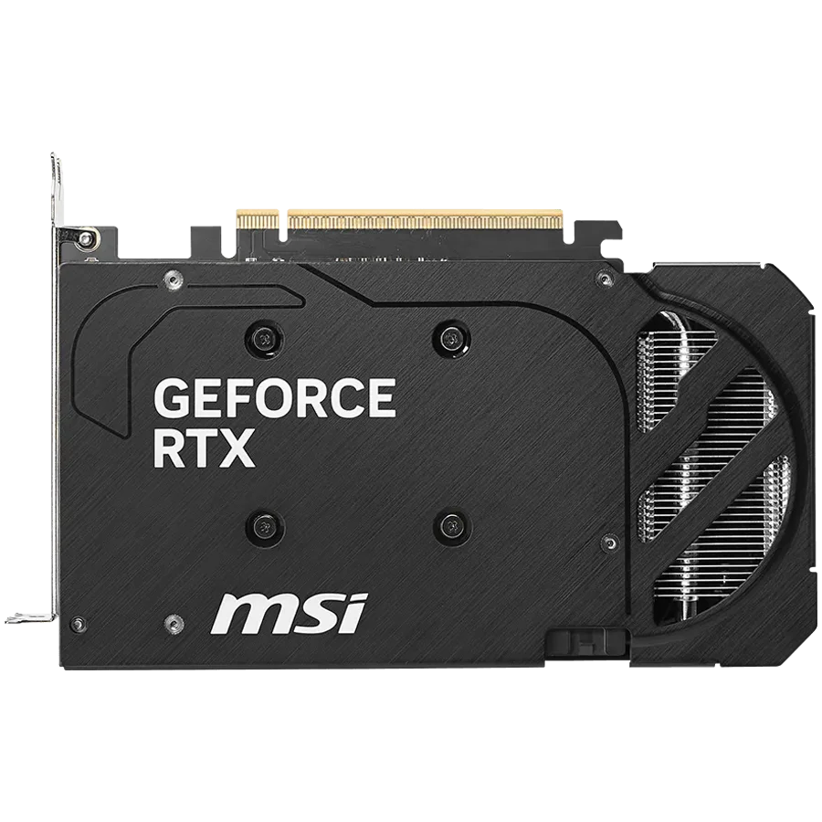 MSI Video Card NVIDIA GeForce RTX 5060 8G SHADOW 2X OC MAX, 8GB GDDR7, 128-bit, 2535 MHz Boost, 3840 CUDA Cores, PCIe 5.0 (x8), 3x DP 2.1b, HDMI 2.1b, RAY TRACING, Metal Backplate, Dual Fan, 145W TDP, 8-pin PCIe Power, G-SYNC, 2-Slot, 3Y