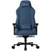 LORGAR Ace 422, Gaming chair, Anti-stain durable fabric, 1.8 mm metal frame, multiblock mechanism, 4D armrests, 5 Star aluminium base, Class-4 gas lift, 75mm PU casters, Blue