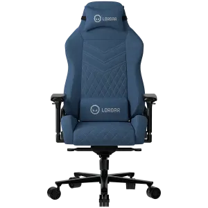LORGAR Ace 422, Gaming chair, Anti-stain durable fabric, 1.8 mm metal frame, multiblock mechanism, 4D armrests, 5 Star aluminium base, Class-4 gas lift, 75mm PU casters, Blue
