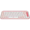 LOGITECH POP ICON KEYS - ROSE - US INT'L - BT  - INTNL-973