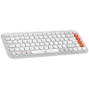 LOGITECH POP ICON KEYS - OFF WHITE - US INT'L - BT  - INTNL-973