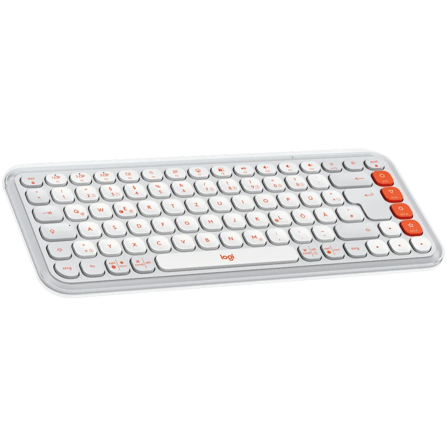 LOGITECH POP ICON KEYS - OFF WHITE - US INT'L - BT  - INTNL-973