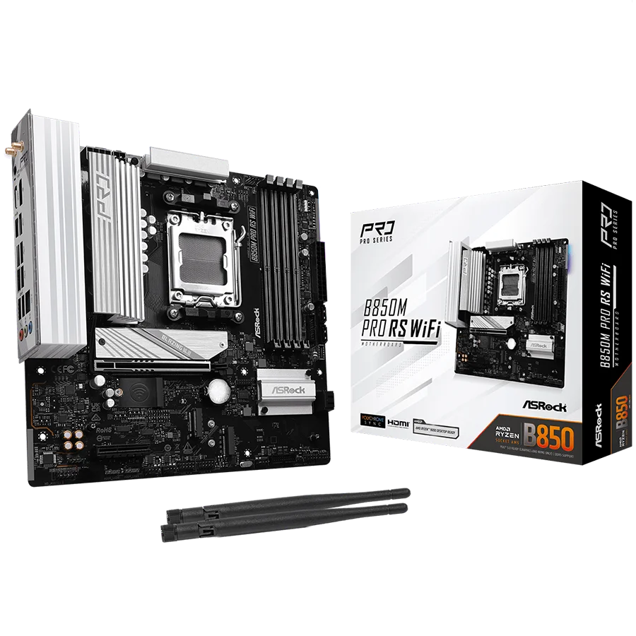 ASROCK B850M Pro RS WiFi mATX AM5 DDR5