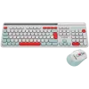 CANYON HSET-W5 EN Keyboard+Mouse AAA+AA Wireless White