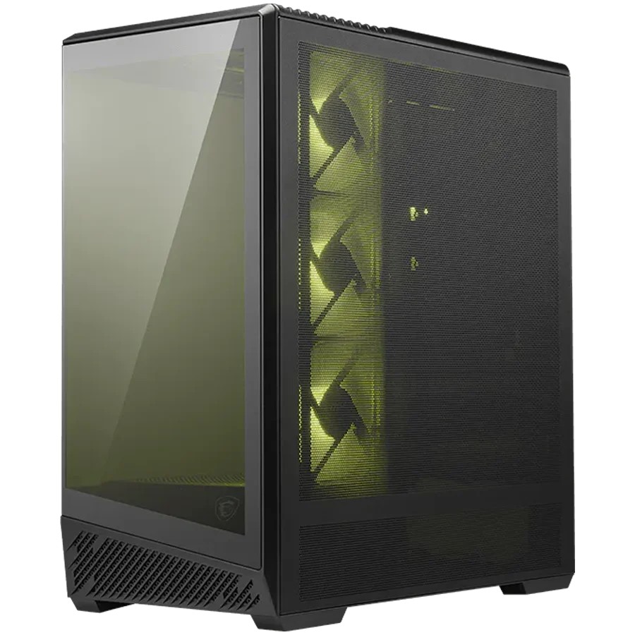 MSI MAG PANO 130R PZ, Mid-Tower, ATX(Back-connect supported)/M-ATX/ITX, 2x USB 3.2, 1x USB Type-C 20Gbs, 1x Audio/Mic, 4x 120mm ARGB Fans, Mesh Panel, Tempered Glass