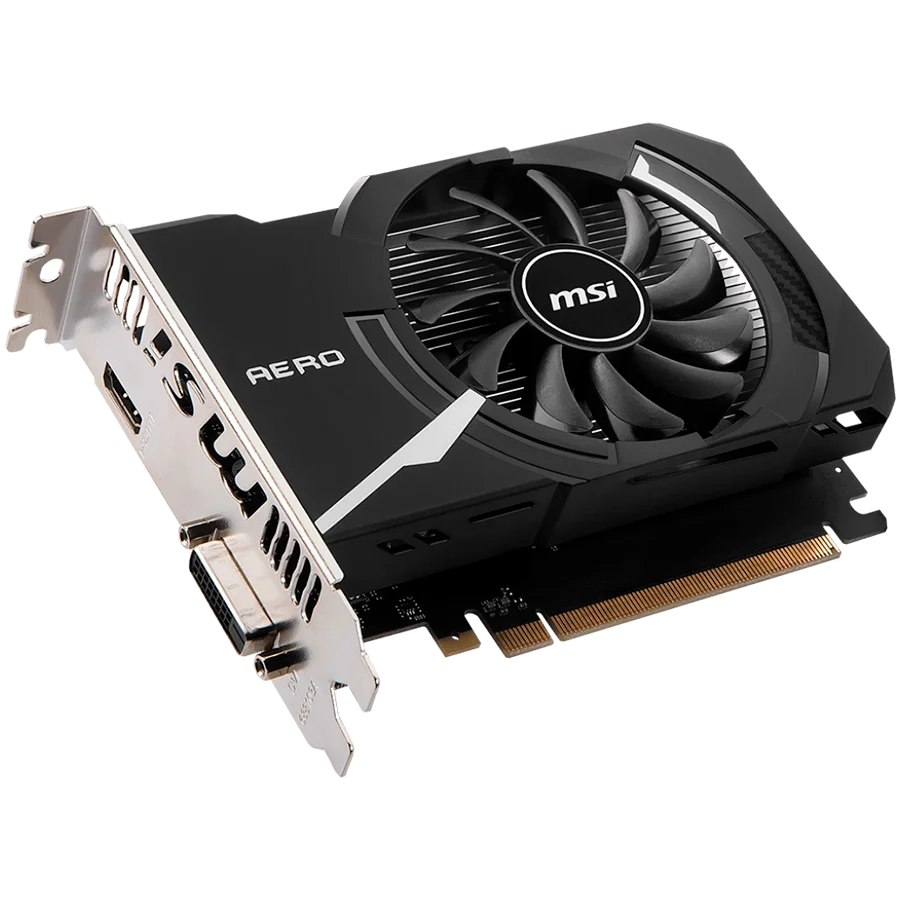 MSI Video Card NVidia GT 1030 AERO ITX 2GD4 OC (2G GDDR4 ,HDMI,  DVI) retail