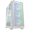 COUGAR MX600 Mini V2 RGB PC Case, Mini Tower, White