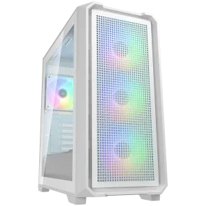 COUGAR MX600 Mini V2 RGB PC Case, Mini Tower, White