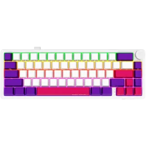 LORGAR KBP70MW, Wireless 65% Mechanical Gaming Keyboard Pro, White, EN layout