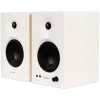 Edifier MR4 Active Studio Monitors, RCA, AUX, TRS, 1-inch Tweeters, 4-inch Woofers, 42W (RMS), Control Knob, White