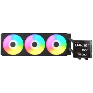 COUGAR Poseidon Vistek Pro ARGB 360 AiO Liquid Watercooling - Black