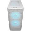 COUGAR AIRFACE FLO RGB PC Case, Mid Tower, White