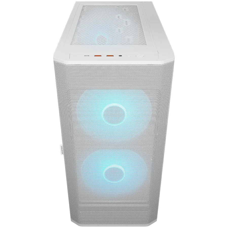COUGAR AIRFACE FLO RGB PC Case, Mid Tower, White